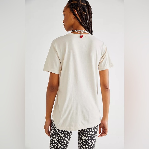 Free People Midnight Rider Sunflower Tee - XS, Birch - Picture 3 of 7